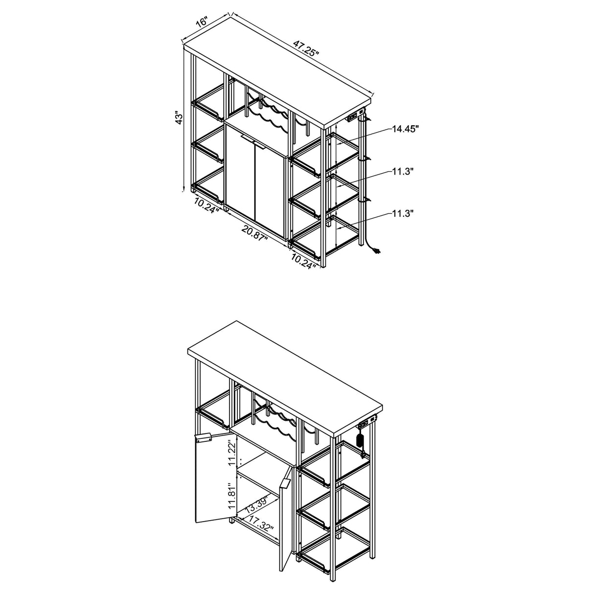 Gallimore Bar Cabinet