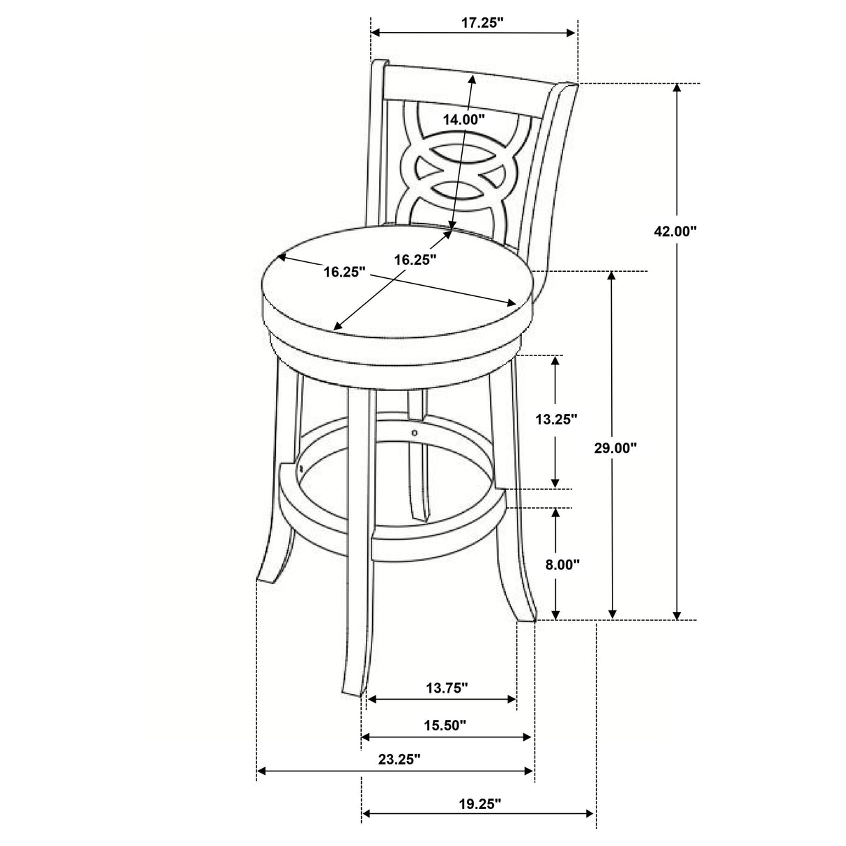 Calecita Swivel Bar Chair