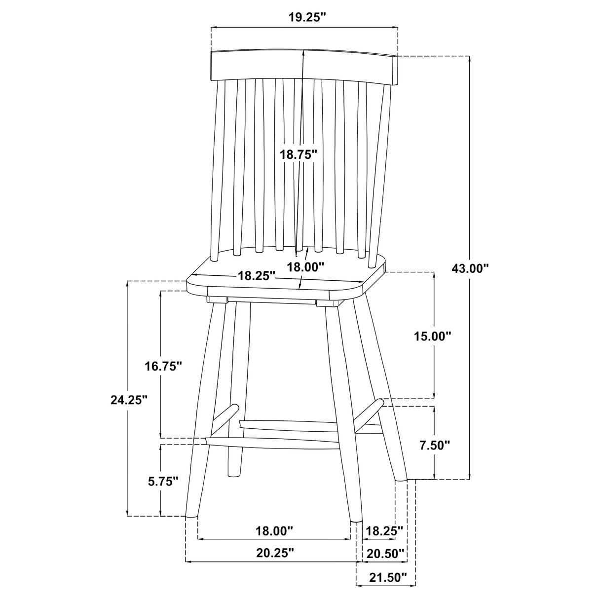 Andrews Counter Height Dining Set