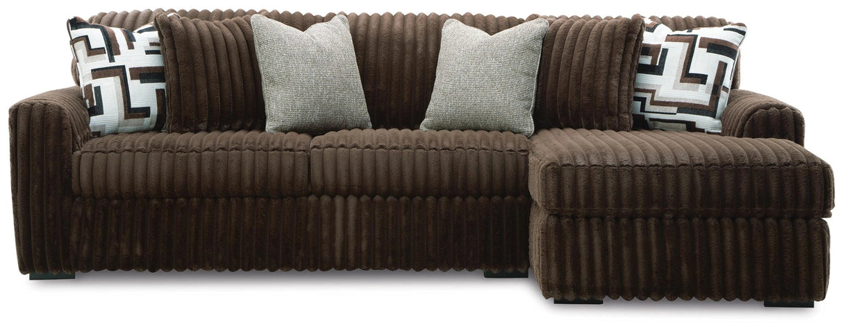 Midnight-Madness Sectional Sofa with Chaise