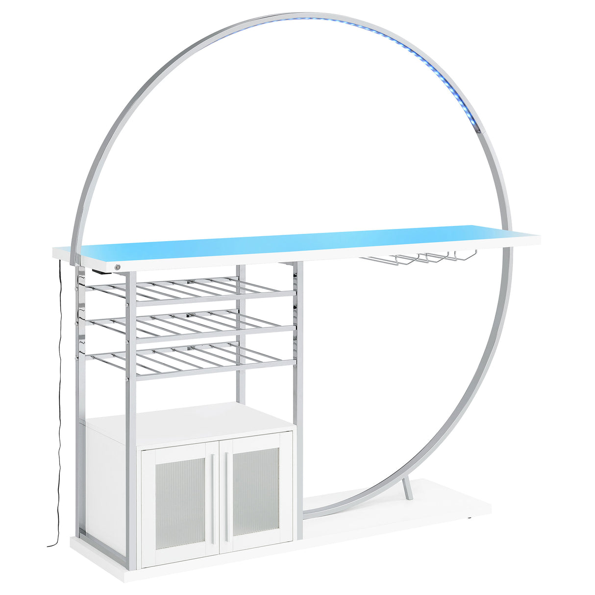Risley Wine Cabinet with LED Lighting