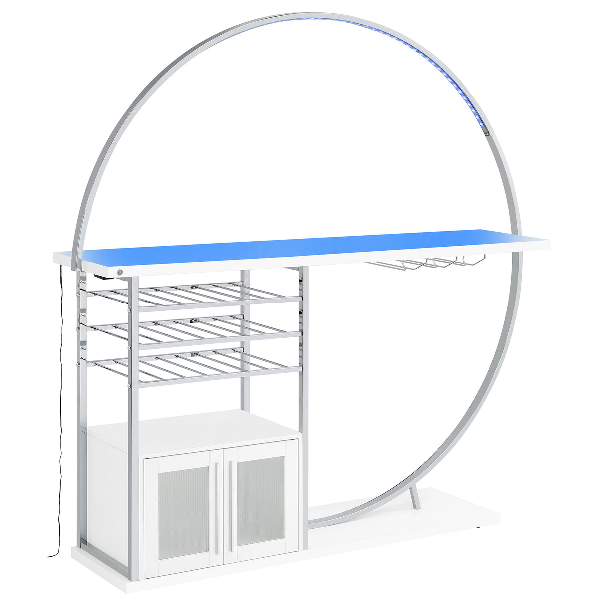 Risley Wine Cabinet with LED Lighting