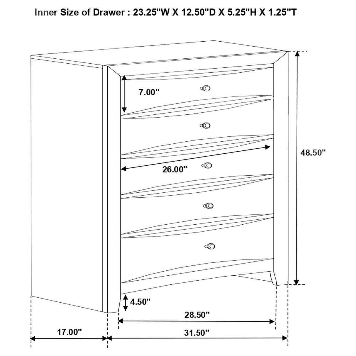 Briana Chest of Drawers