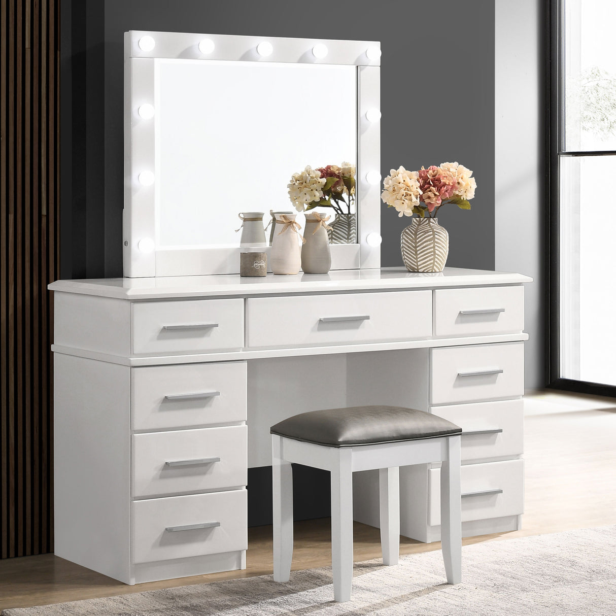Felicity Makeup Vanity Stool
