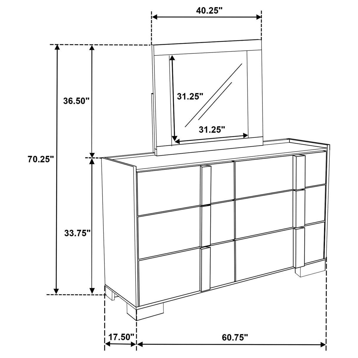 Hyland Dresser with Mirror