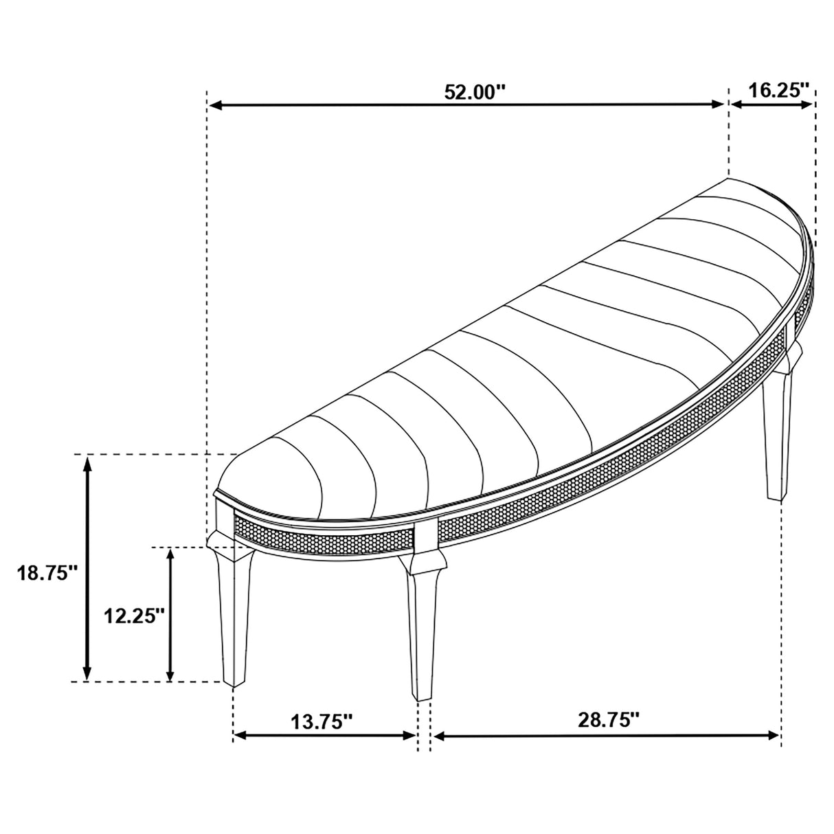 Evangeline Bedroom Bench