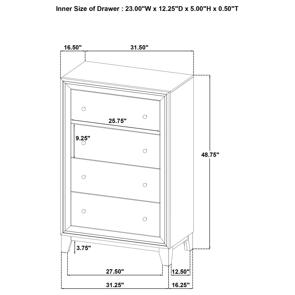 Welsley Chest of Drawers