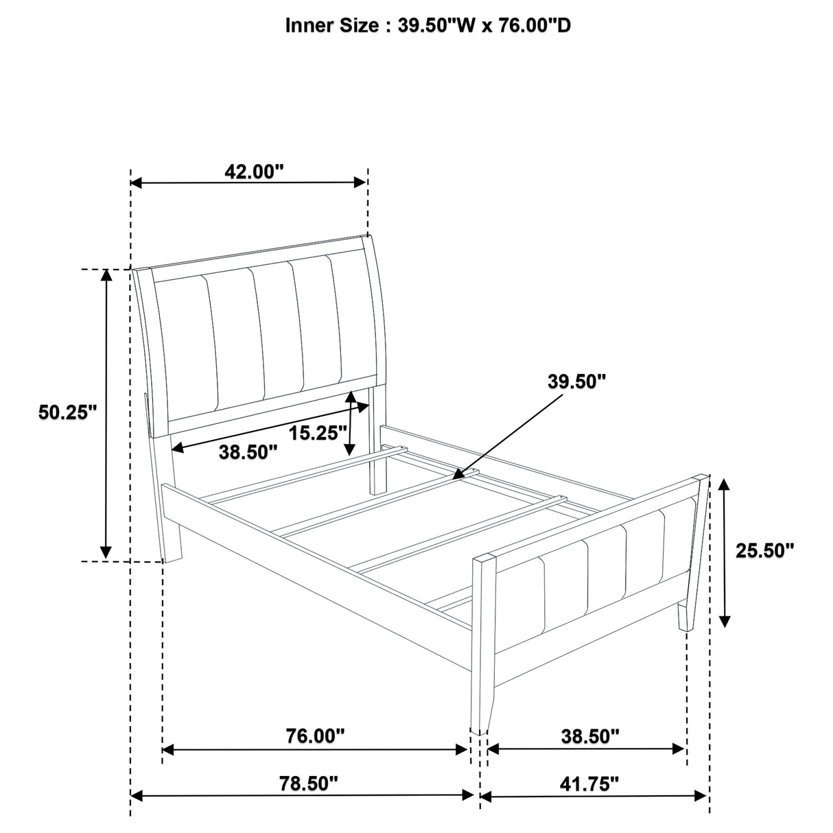 Wilkes Panel Bed