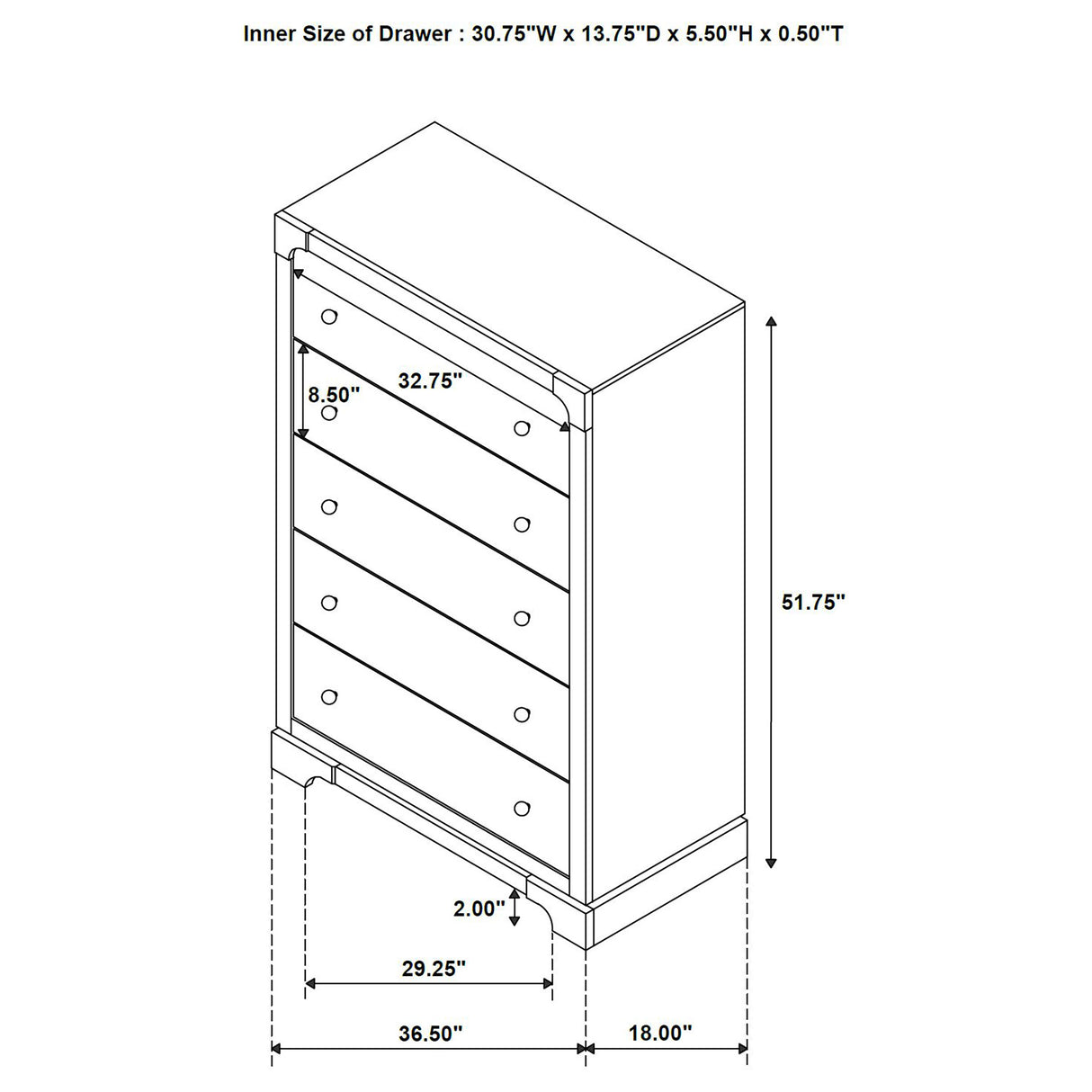Gran Park Chest of Drawers