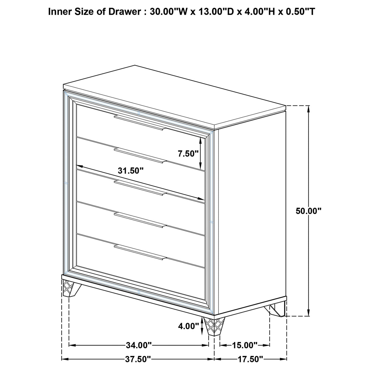 Marmore Chest of Drawers