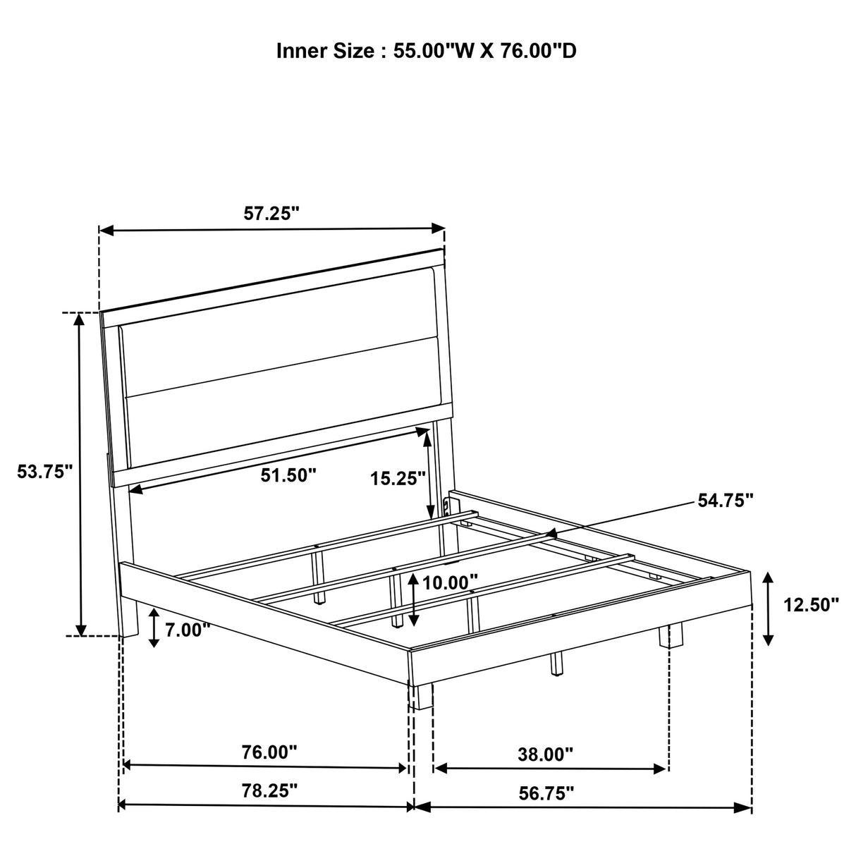 Trenton Panel Bed
