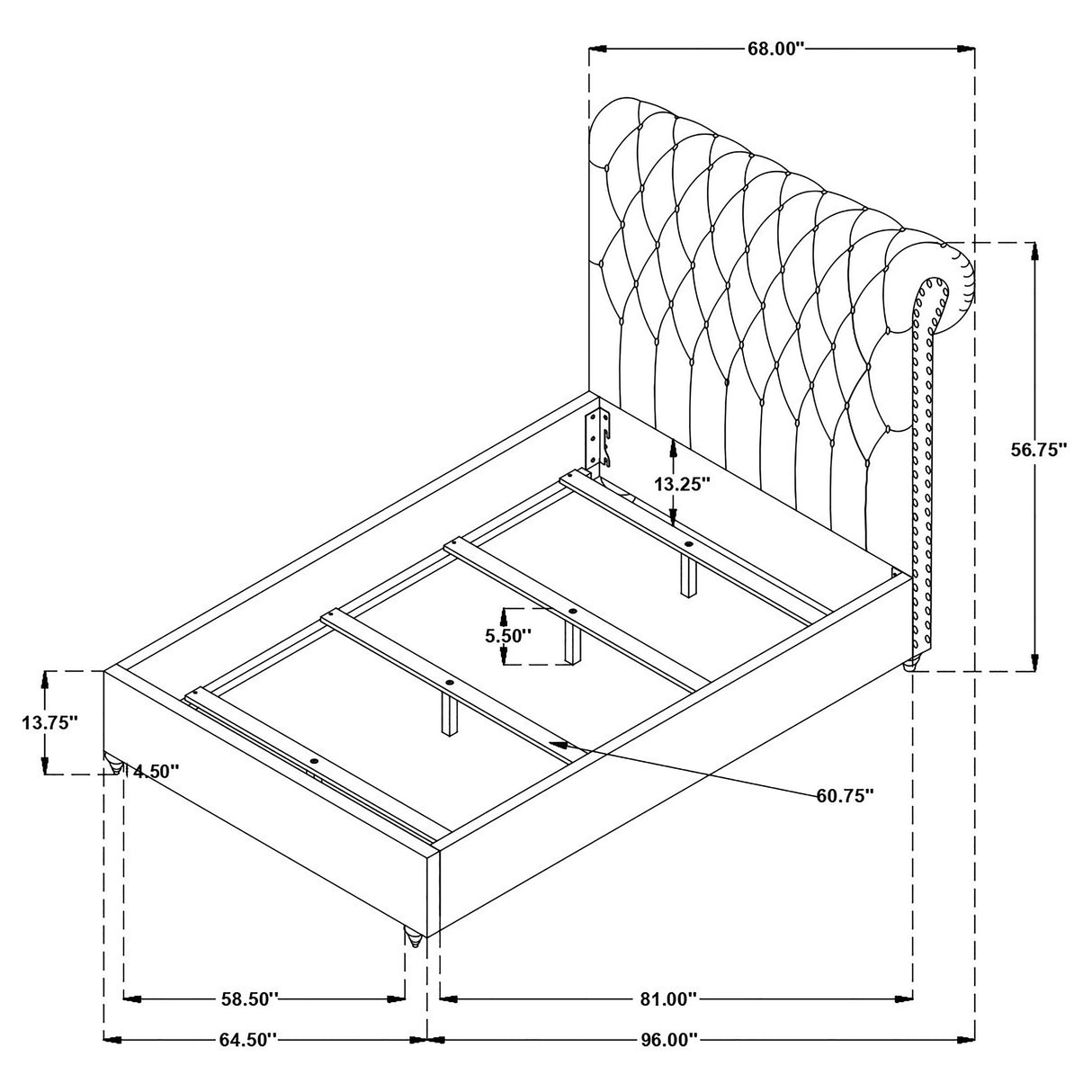 Devon Panel Bed
