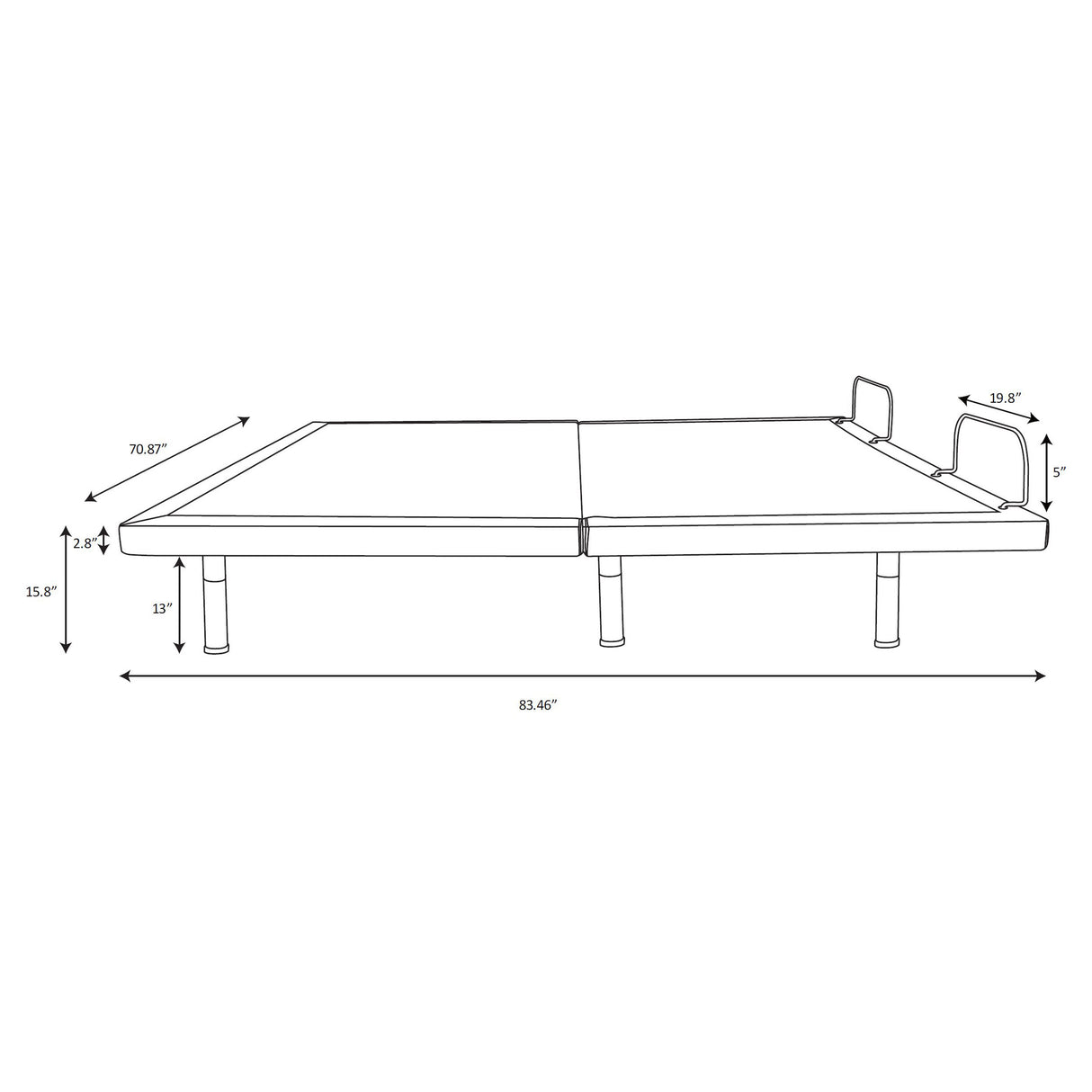 Clara Adjustable Bed Base
