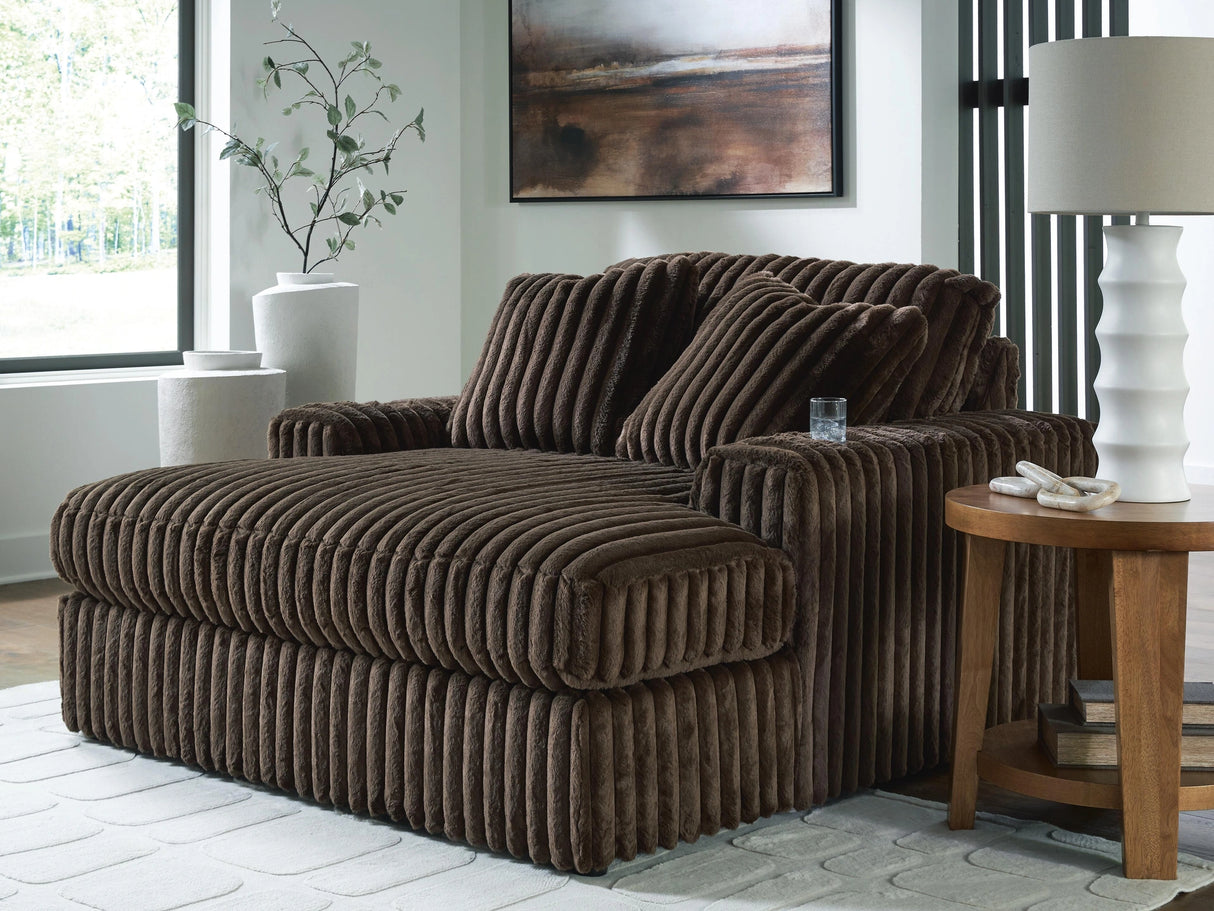 Midnight-Madness Oversized Chaise