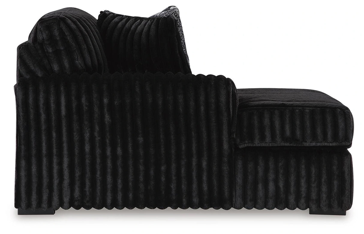 Midnight-Madness Sectional Sofa with Chaise