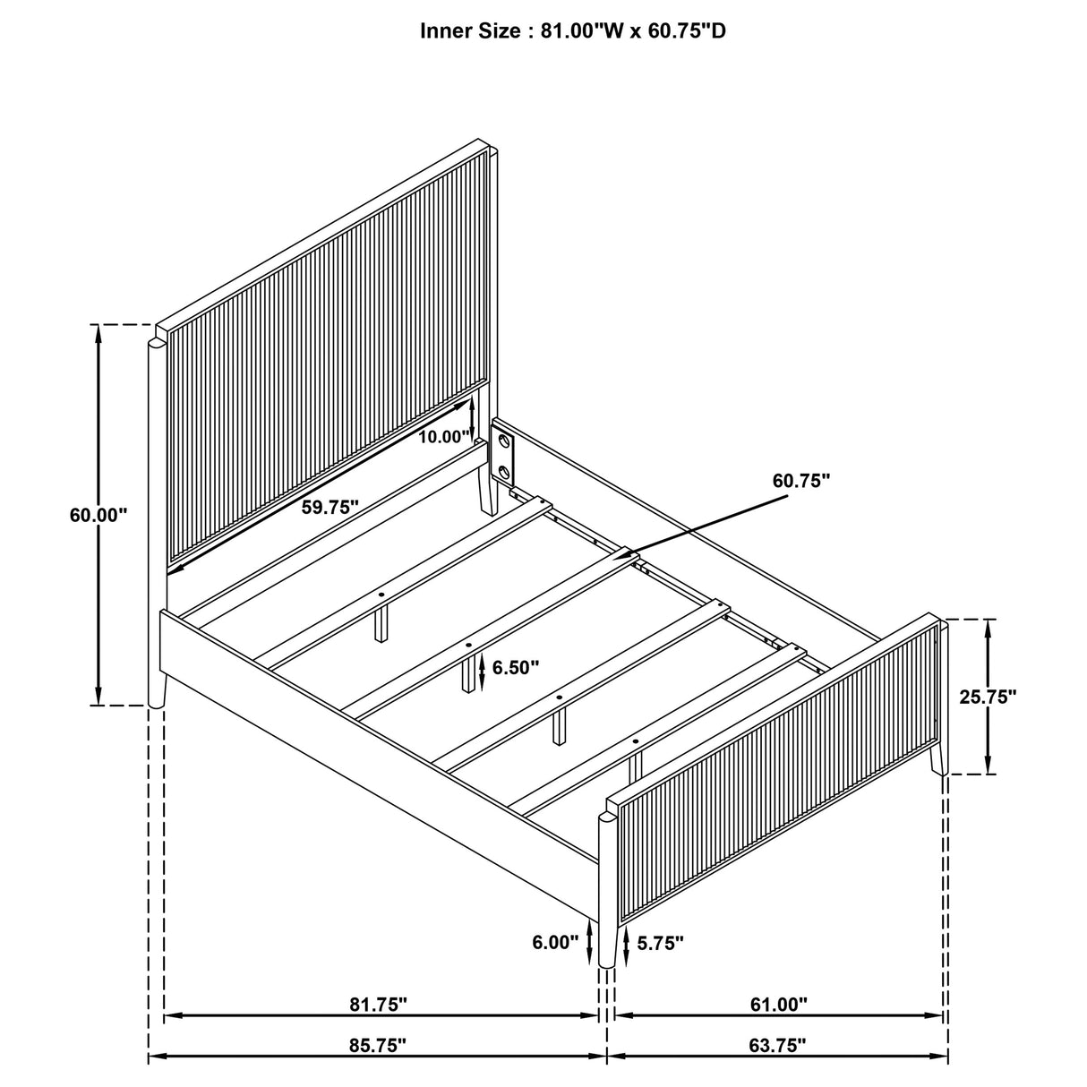 Brookmead Panel Bed