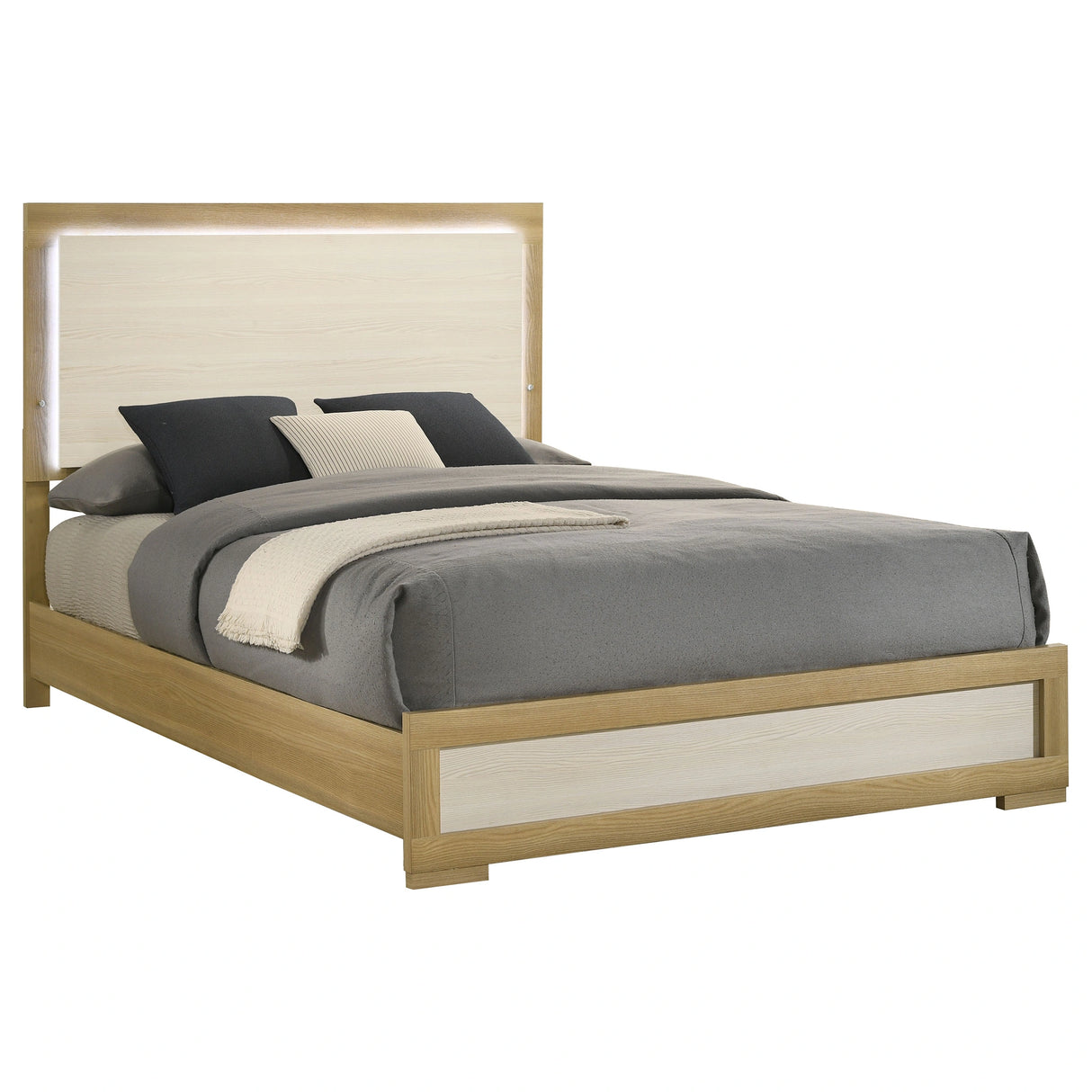 Hyland Panel Bed with LED Lighting