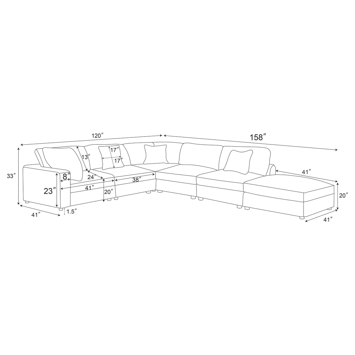 Serene Modular Sectional Sofa