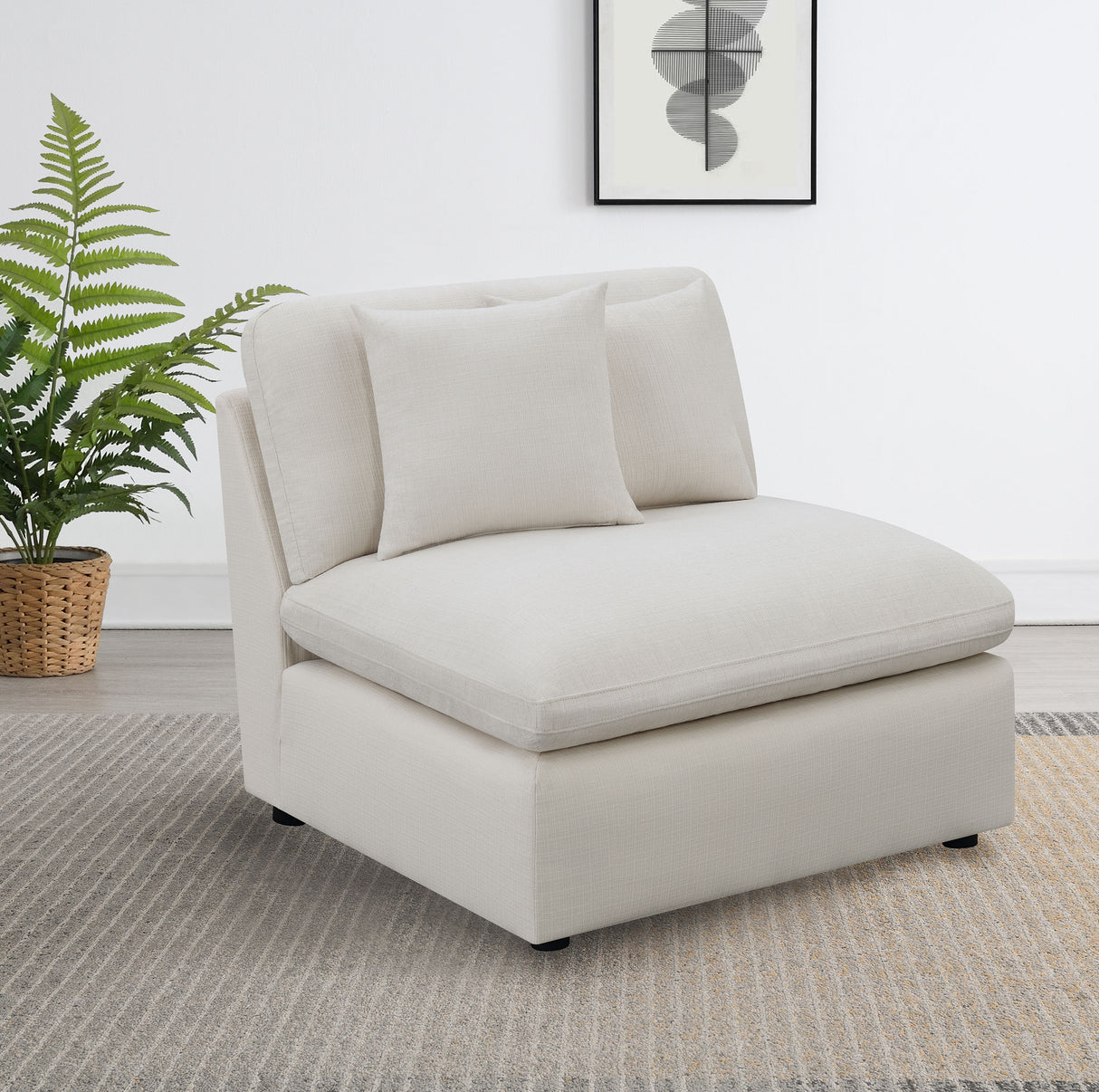 Hobson Armless Chair
