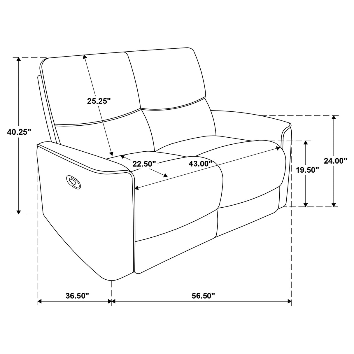 Navarro Reclining Sofa Set