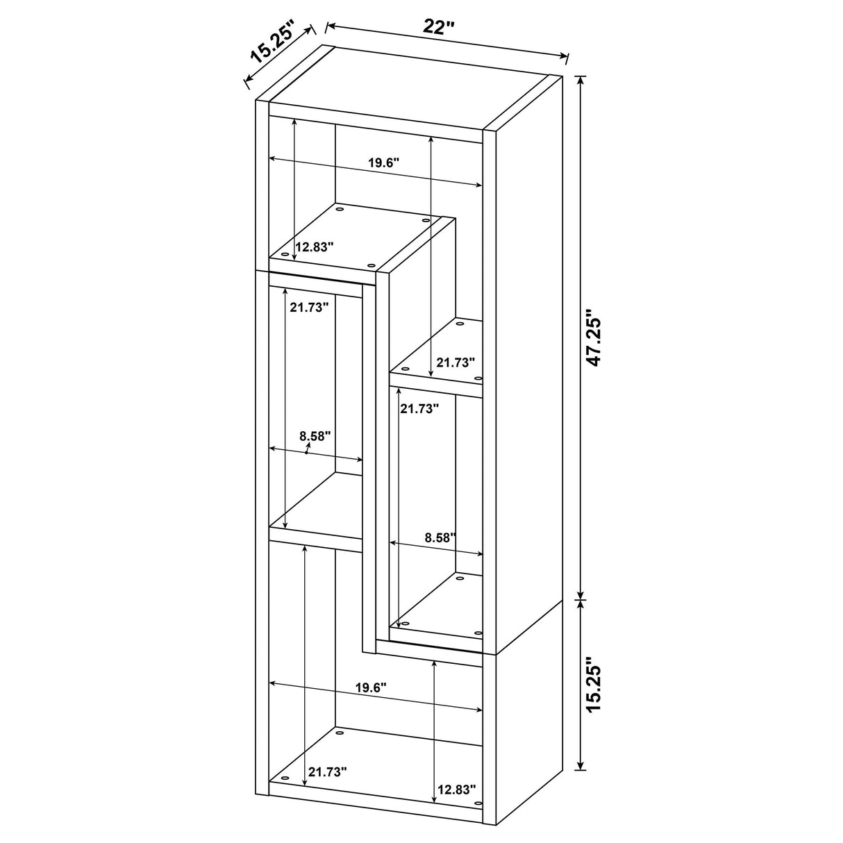Velma Bookshelf Console