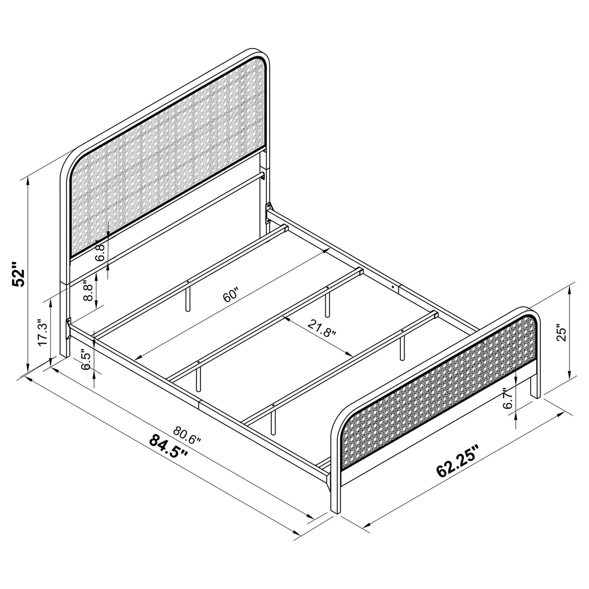 Lanewood Panel Bed