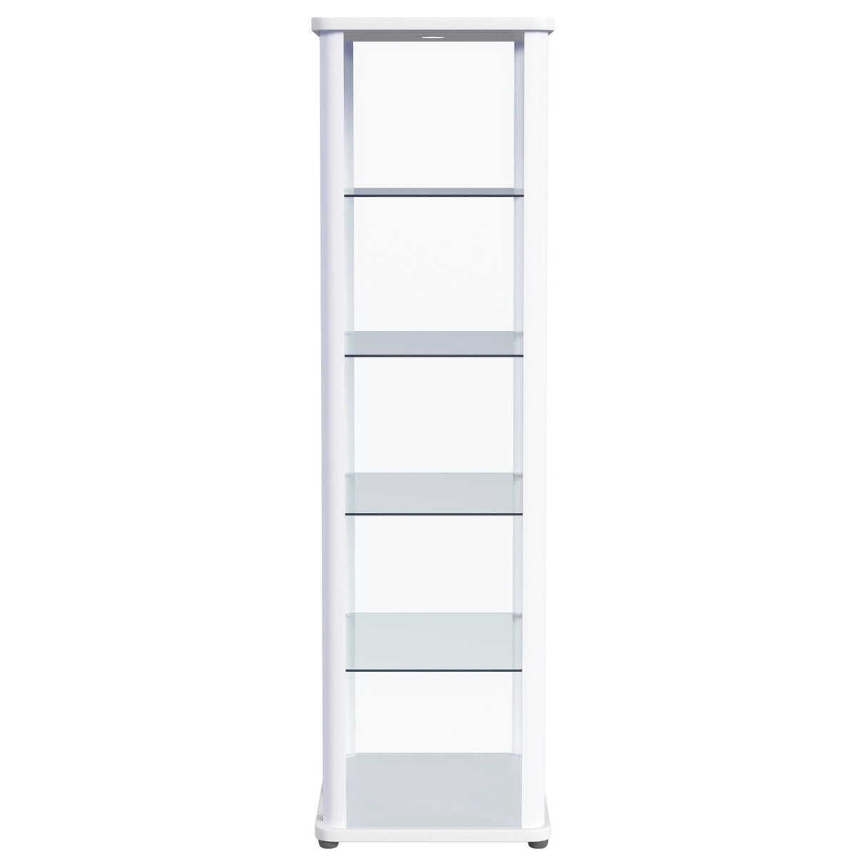 Aero Curio Cabinet with LED Lighting