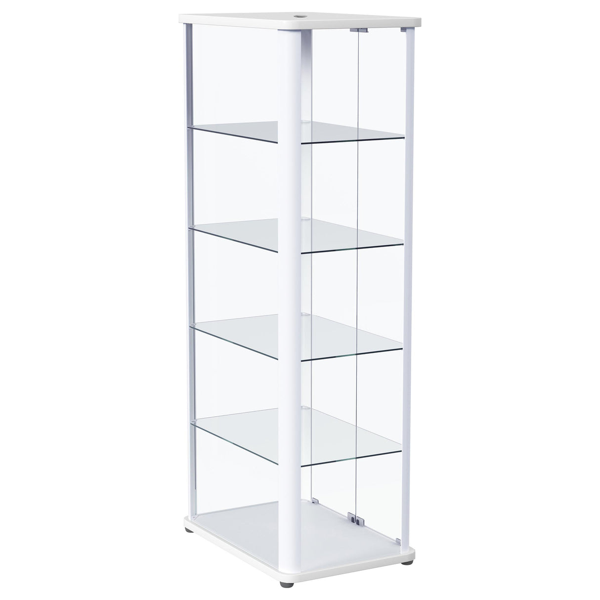 Aero Curio Cabinet with LED Lighting