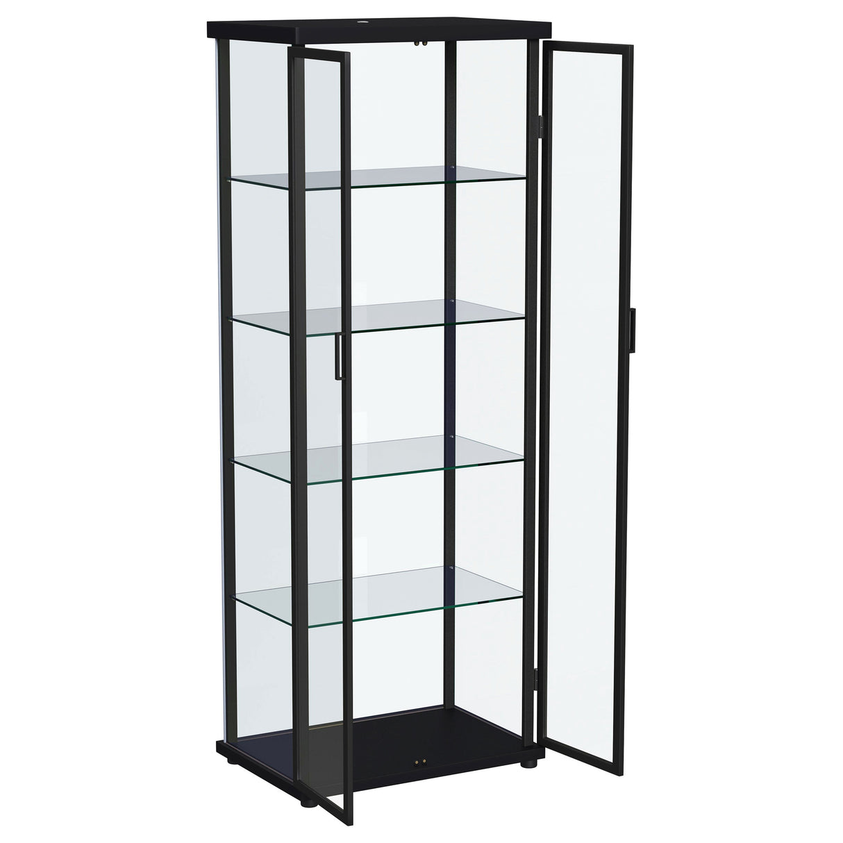 Aero Curio Cabinet with LED Lighting