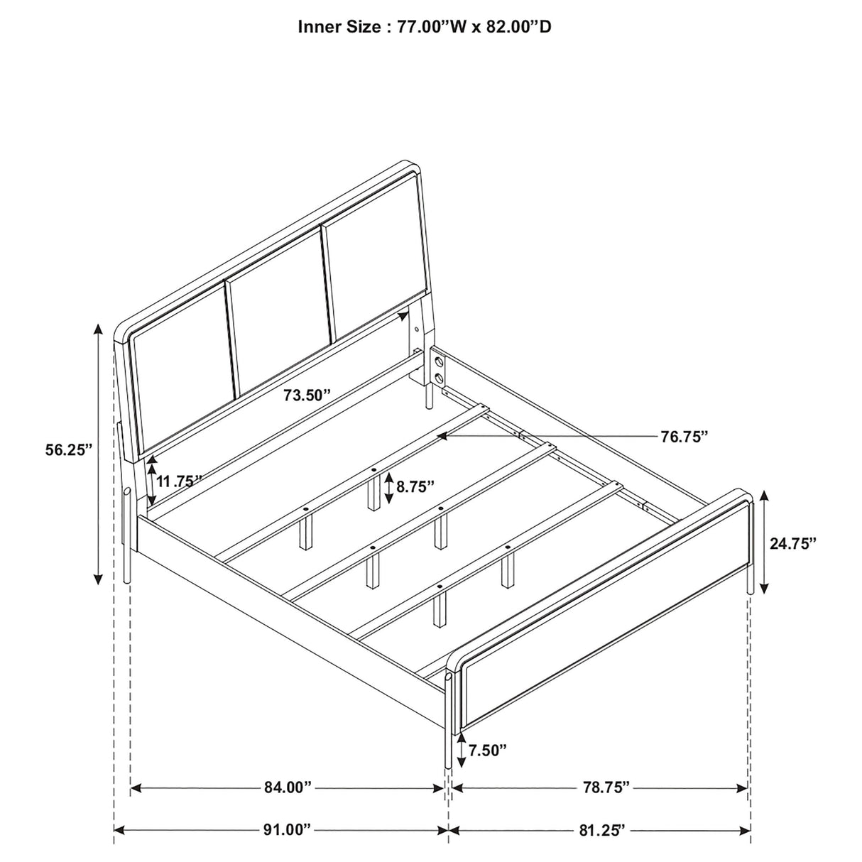 Arini Panel Bed