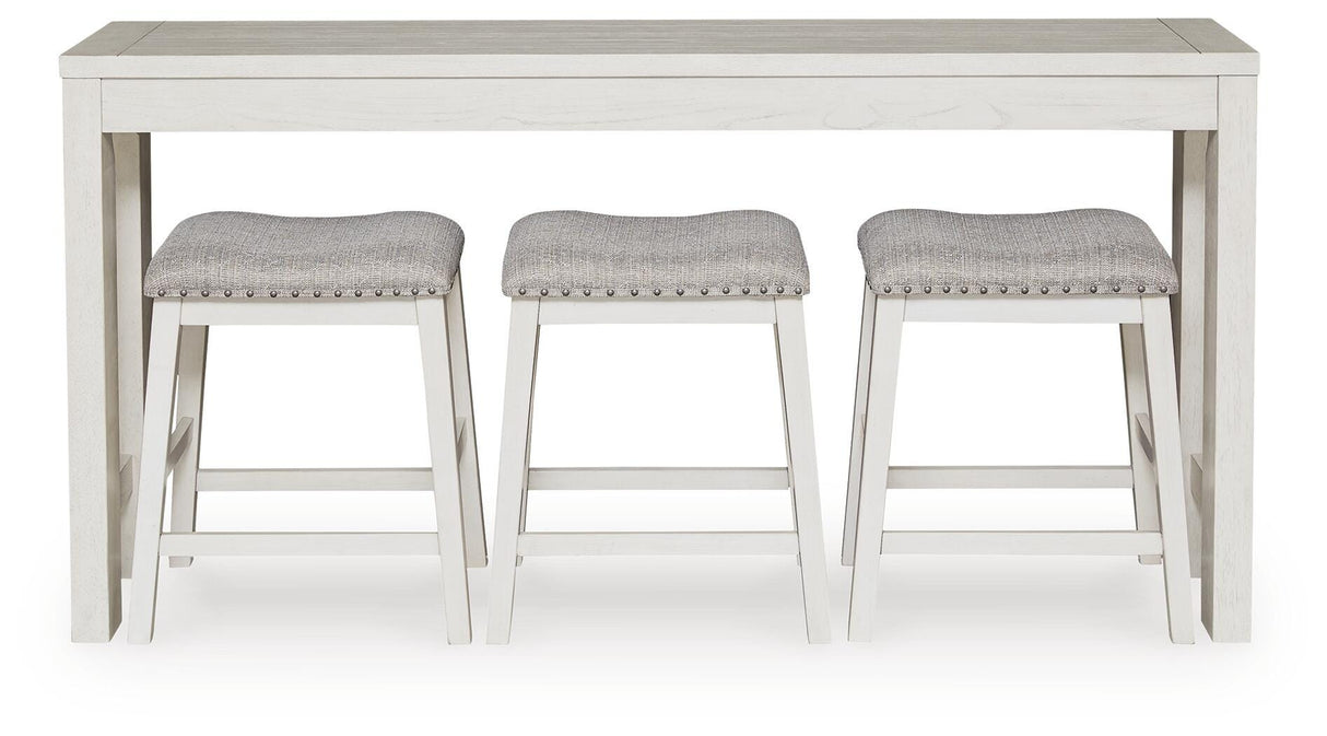 Robbinsdale Counter Height Dining Table and 3 Barstools Set