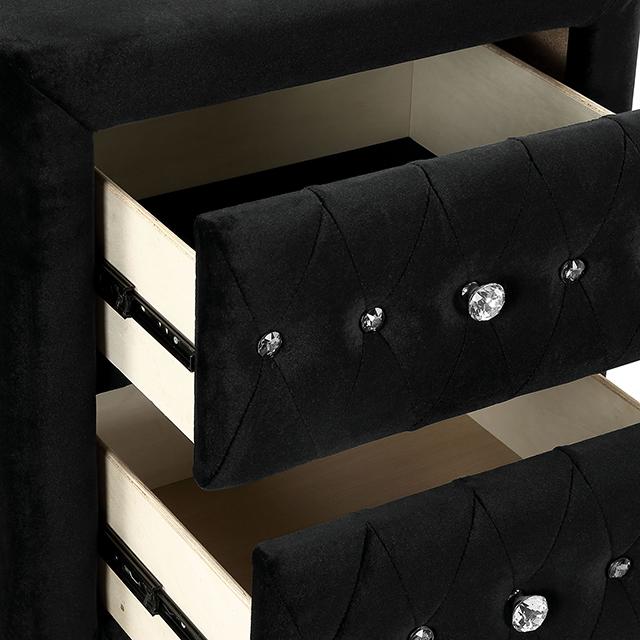 Zohar Bed Black & Pink