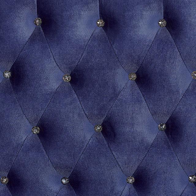 Alzir Bed Grey & Blue