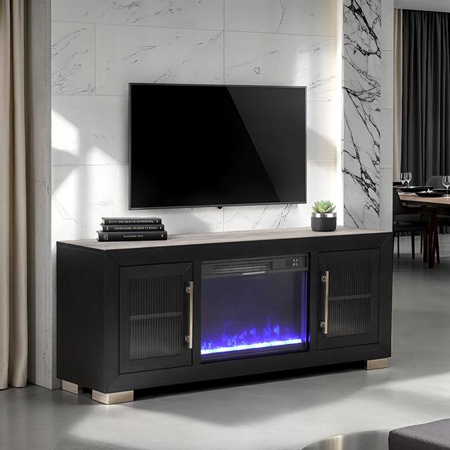 Ashbourne 60" & 72" TV Stand w/ Fire Place