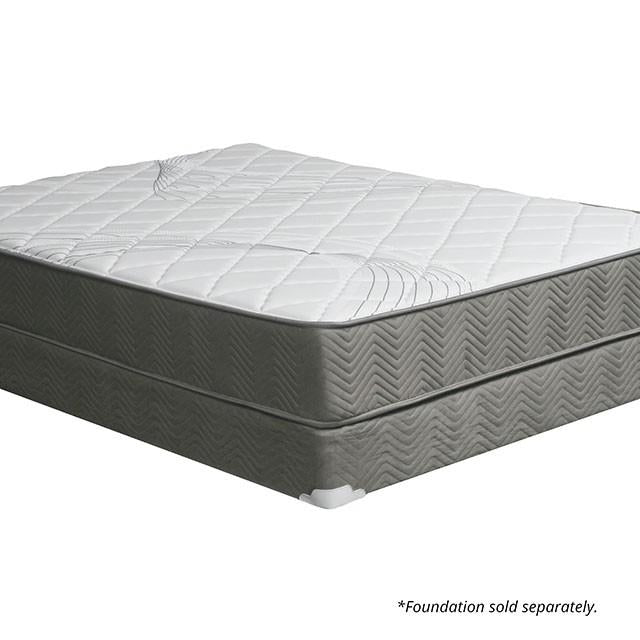 EDREA White/Gray 10" Tight Top Pocket Coil, Full