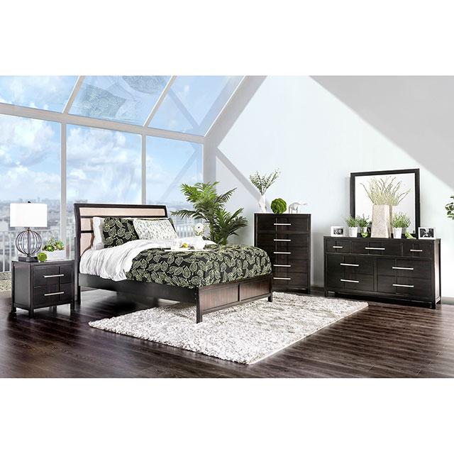 Berenice Dresser White, Gray, & Espresso