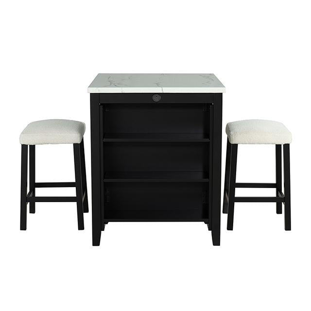 Chalcedony 3 Pc. Dining Table Set