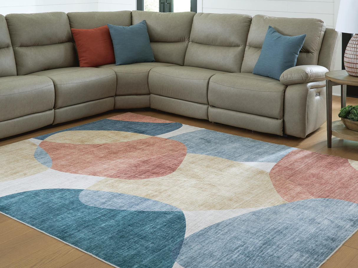 Chanleigh Washable 7'6" x 9'6" Area Rug