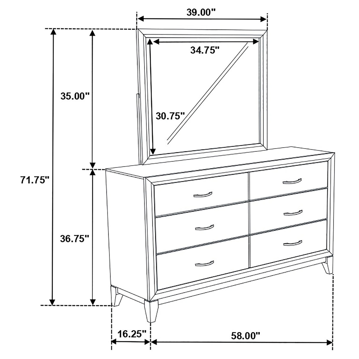 Watson Dresser with Mirror