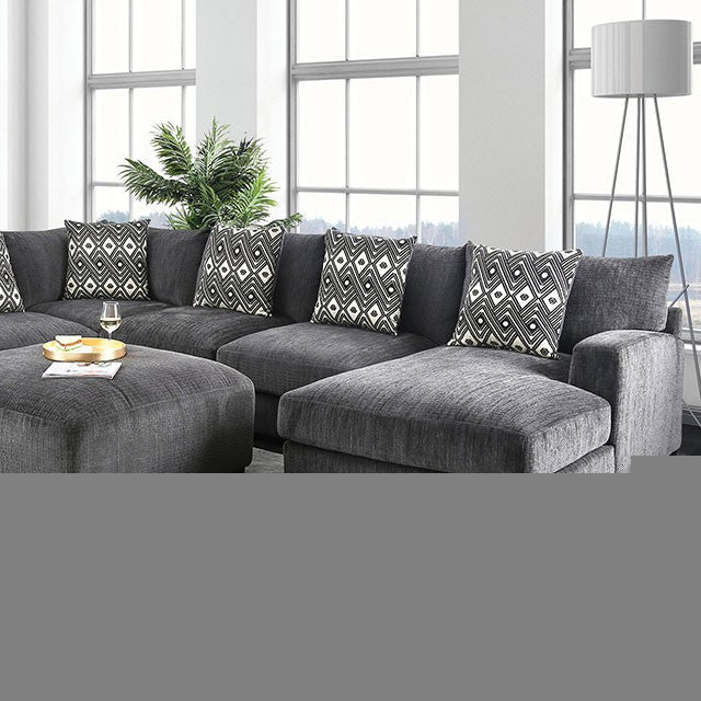 Kaylee U-Sectional w/ Right Chaise
