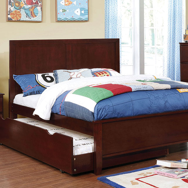 PRIAM Full & Twin Bed, White/Gray, Pink, Chrome, & Yellow