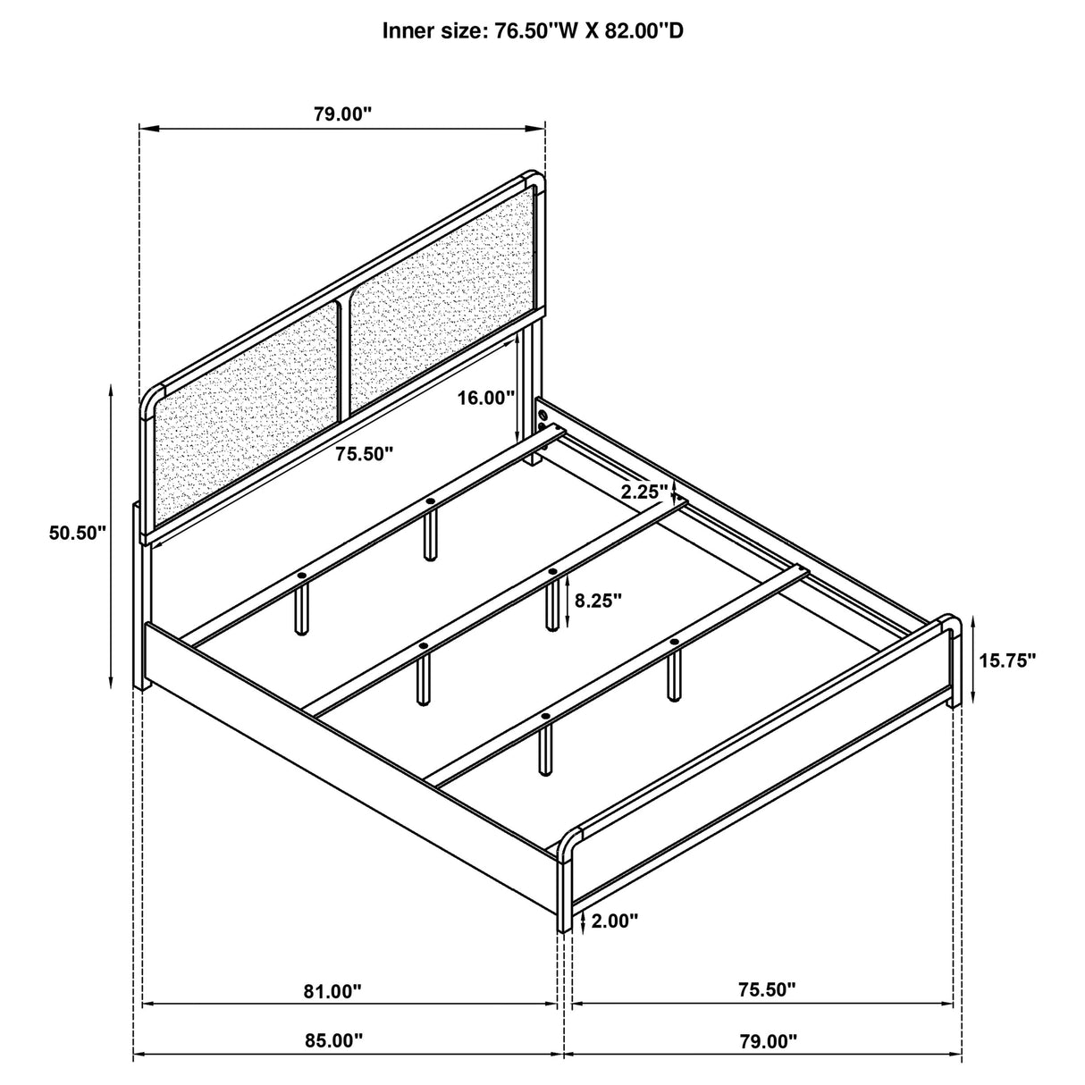 Cavelle Panel Bed