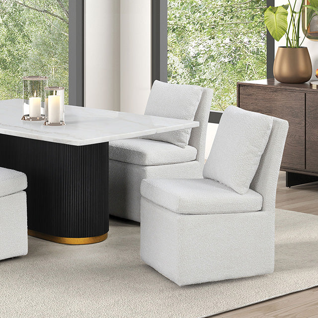 Morges Rect Dining Marble Table
