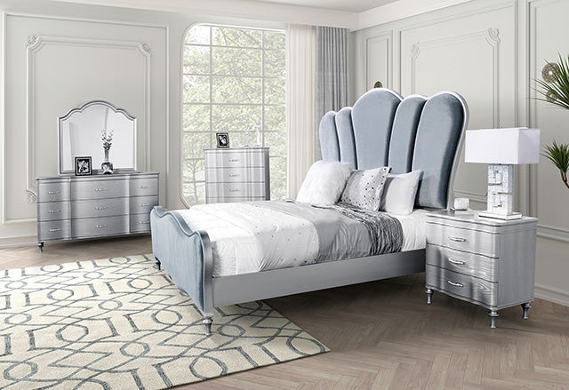 Melodi Parc Bed Black & Silver
