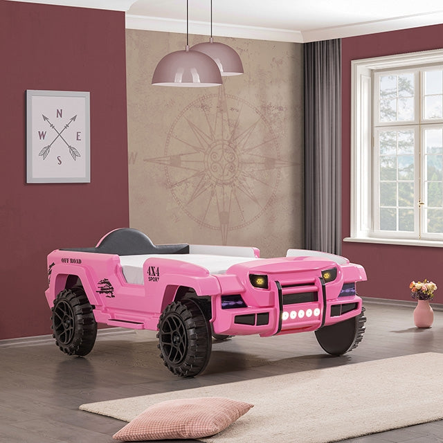 Randlar Bed Pink, Green, & Black