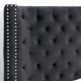 Rosabelle Bed Black, Grey, & Ivory