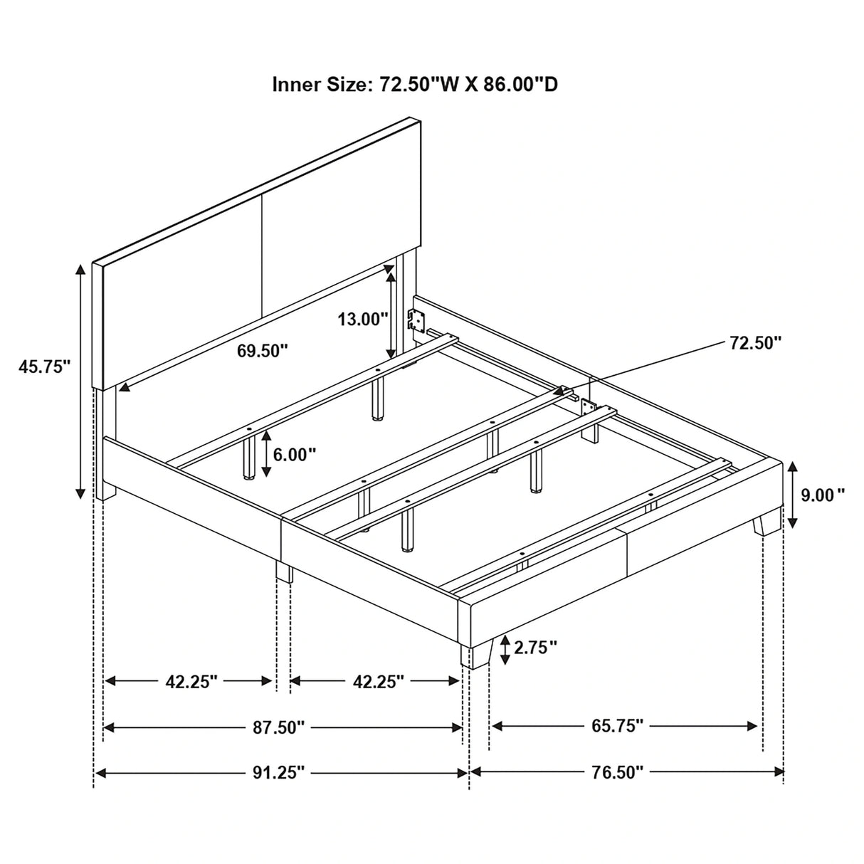Dorian Panel Bed