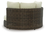 Kimora Outdoor Swivel Lounge Chair with Cushion