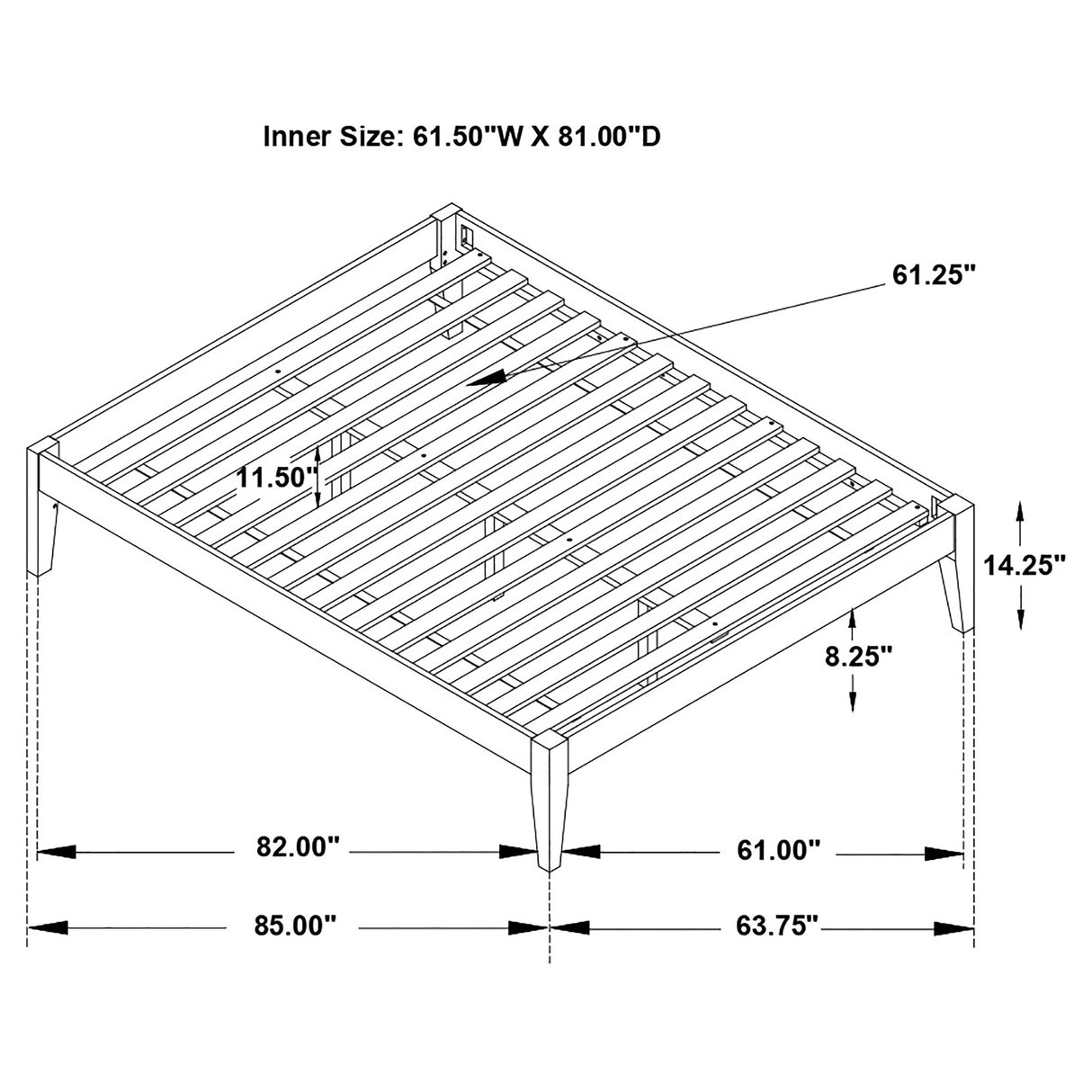 Hounslow Platform Bed Base