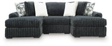 Midnight-Madness Sectional with Chaise